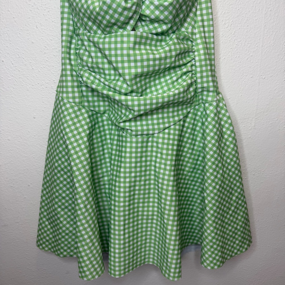 NWT Retro Stage Green and White One Piece Bathing Suiy Size Medium - Picture 8 of 14
